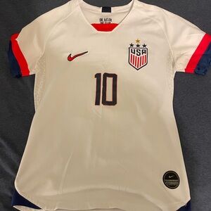 Nike USA Carli Lloyd Soccer Jersey - White and Red